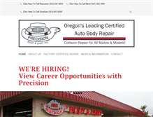 Tablet Screenshot of precisionfirst.com
